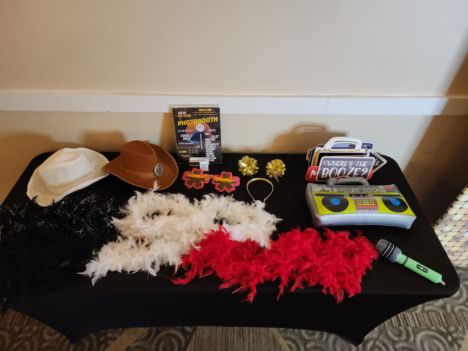 Prop table set up